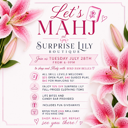 Mahjong at Surprise Lily Boutique