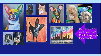 Paint your pet benefitting Prison Greyhounds