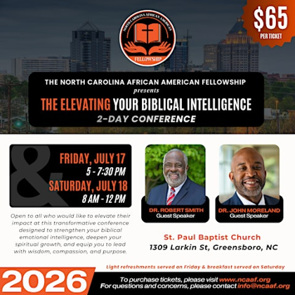 Elevating Your Biblical Emotional Intelligence: 2-Day NCAAF Conference 2026