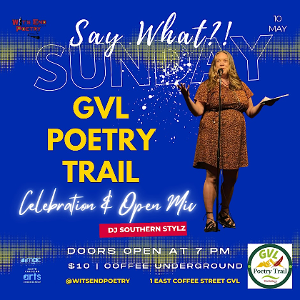 GVL Poetry Trail Celebration at Say What!