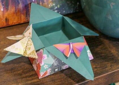 Origami Class: Baskets and Butterflies