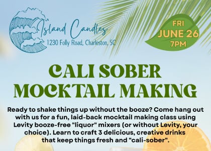 Cali Sober Mocktail Making Class @Island Candles