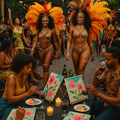 AFROBEATS, R&B SIP & PAINT PARTY 3PM  | Sat, September 19th  @DWANI FEST
