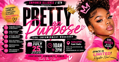 Pretty on Purpose: Girl Empowerment Workshop