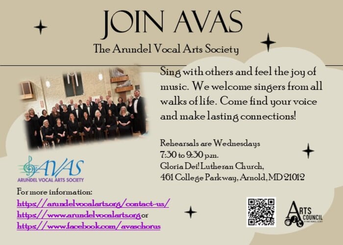 JOIN AVAS - Sing with the Arundel Vocal Arts Society