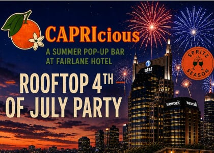 America's 250th Birthday Bash at Fairlane Hotel's Rooftop Bar - CAPRIcious