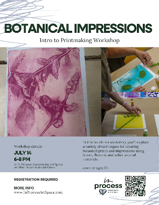 Botanical Impressions: Intro to Printmaking Workshop
