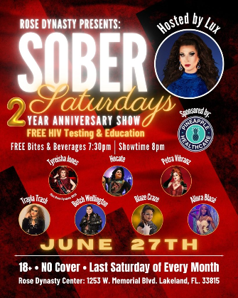 Sober Saturdays: Two-Year Anniversary Show (Ages 18+)