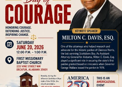 3rd Annual James E. Horton Day of Courage