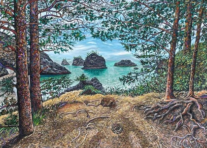 Tales from the Oregon Coast, an exhibit of new paintings by John Lackey