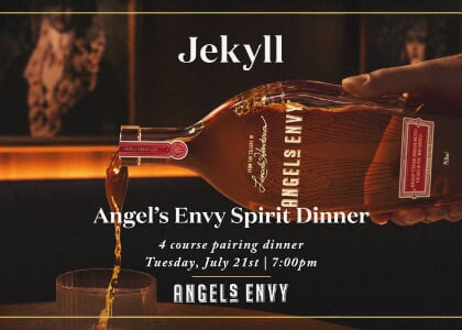 Angel's Envy Spirit Dinner at Jekyll Hyde Park