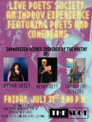 Live Poets' Society: An Improv Experience Featuring Poets and Comedians