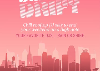Sunday DRIFT Rooftop DJ Sets at The Velvet Hippo!