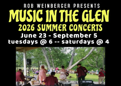 Music in the Glen Tuesday and Saturday concerts