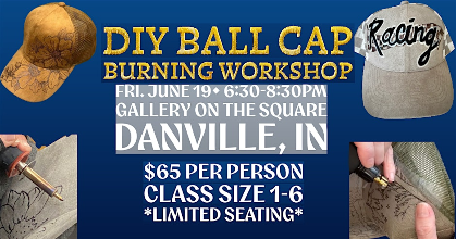 DIY Baseball Cap Hat Burning Workshop with Ella Cordial
