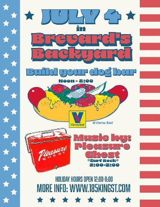 July 4th in Brevard's Backyard ft. Pleasure Chest - Free Event