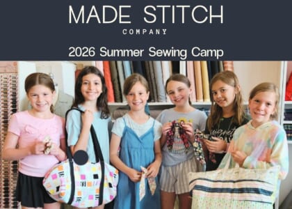 Summer Sewing Camp Week 8 (AM, PM, or BOTH)