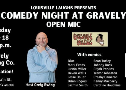 June 18 Comedy Night at Gravely