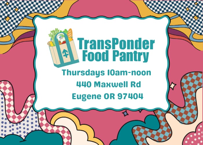 Flyer or photo for TransPonder's Fresh Food Pantry