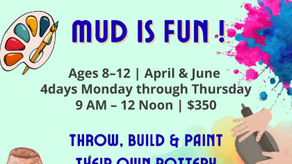 Spinning out Pottery Studio Spring & Summer Pottery Camp 4 -half days Monday thru Thursday