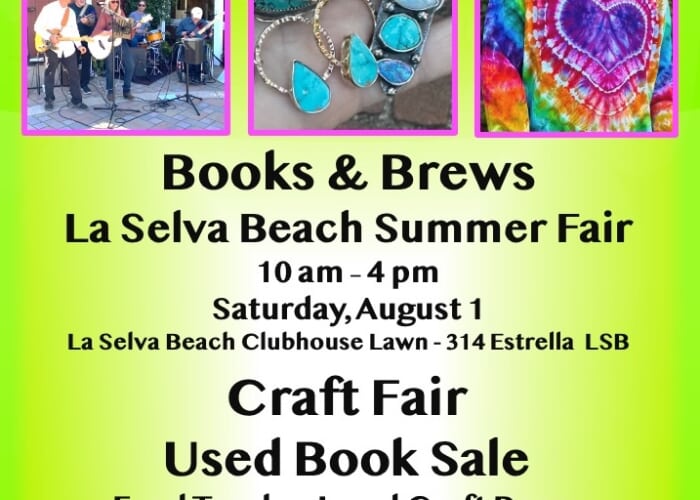 Books & Brews La Selva Beach Summer Fair