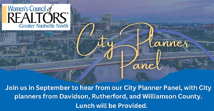City Planner Panel for Davidson, Rutherford, and Williamson County