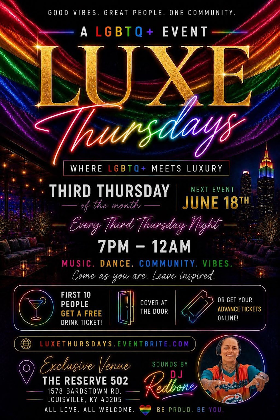 Luxe Thursdays @ The Reserve 502