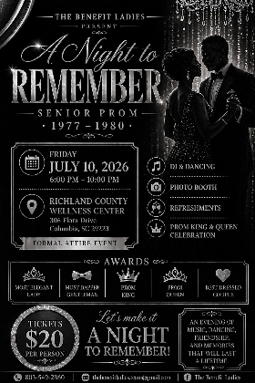 A Night to Remember Senior Prom (Years 1977-1980)