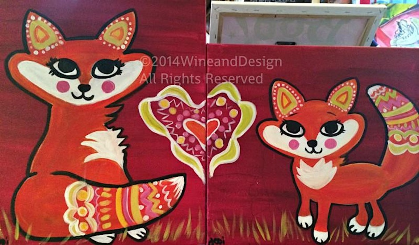 Mini And Me | Foxes | 1 Ticket Covers 2