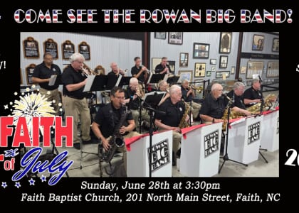Faith Fourth Kickoff Event with the ROWAN BIG BAND