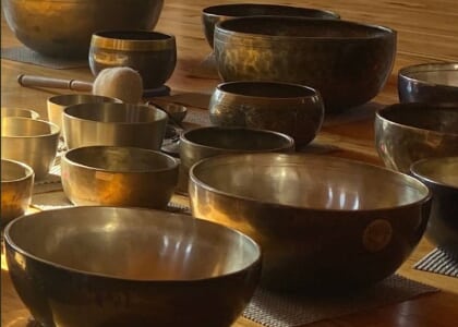 Sunday Sound Meditation with Himalayan Bowls