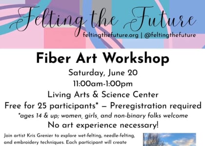Fiber Art Workshop with Felting the Future