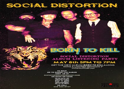 Social Distortion Album Listening Party