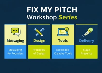 Fix My Pitch Workshop: Stage Presence