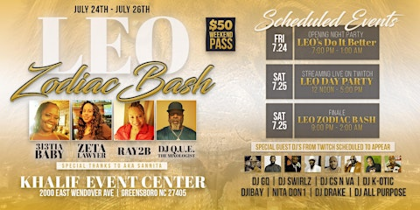 LEO ZODIAC BASH