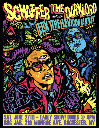4pm EARLY SHOW: Schaffer the Darklord & Lex the Lexicon Artist