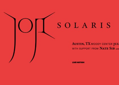 JOJI: "SOLARIS Tour"