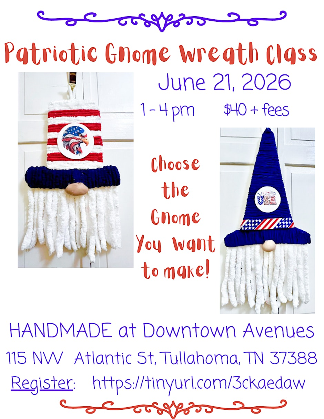 Patriotic Gnome Wreath Class