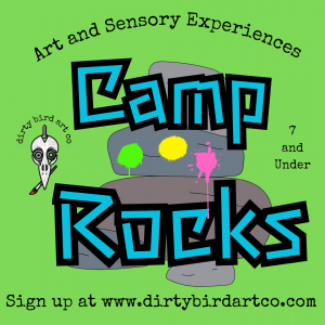 Dirty Bird Art Co Art and Sensory Camp Rocks