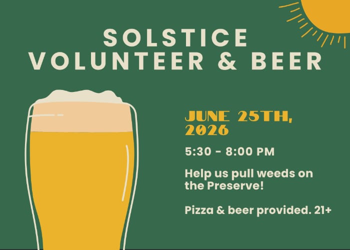 Solstice Volunteer + Beer (21+)