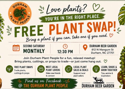 Second Saturday Plant Swap at Durham Beer Garden