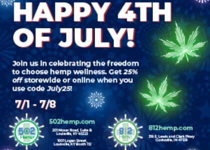4th of July Sale at 502 Hemp and 812 Hemp!
