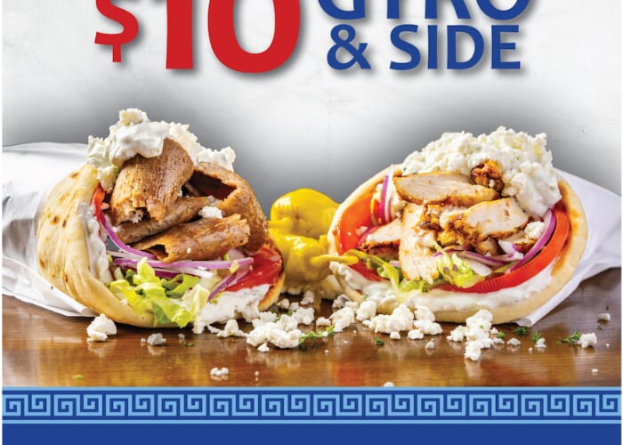 Celebrate National Gyro Day with Meráki Greek Grill