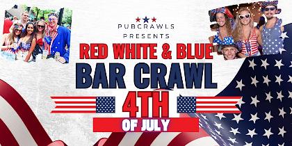 2026 Official Charleston SC 4th of July Bar Crawl