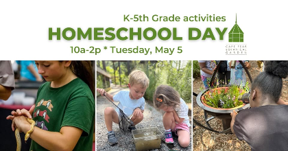 Homeschool Day at the Garden