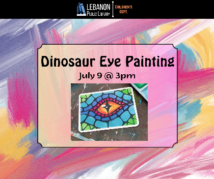 Dinosaur Eye Painting