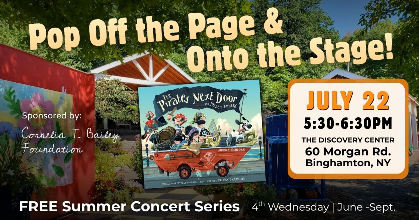 Pop Off the Page & Onto the Stage! Music in The Garden: The Pirates Next Door