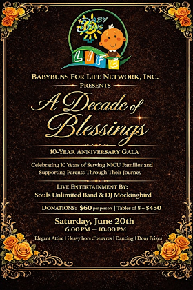 A decade of blessing - 10 year Anniversary Gala for Babybuns for Life