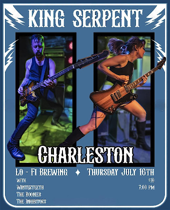 KING SERPENT with The Boonies, Winterteeth, and The Inhibitors