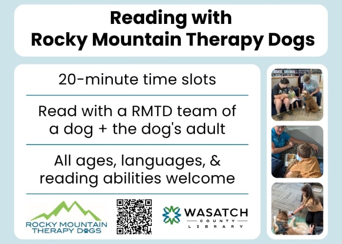 Reading with Therapy Dogs